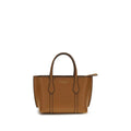 Sac à bandoulière Tory Burch en cuir de veau marron Bos Taurus