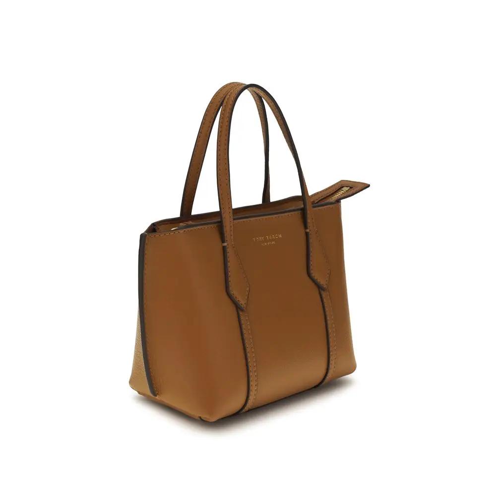 Sac à bandoulière Tory Burch en cuir de veau marron Bos Taurus