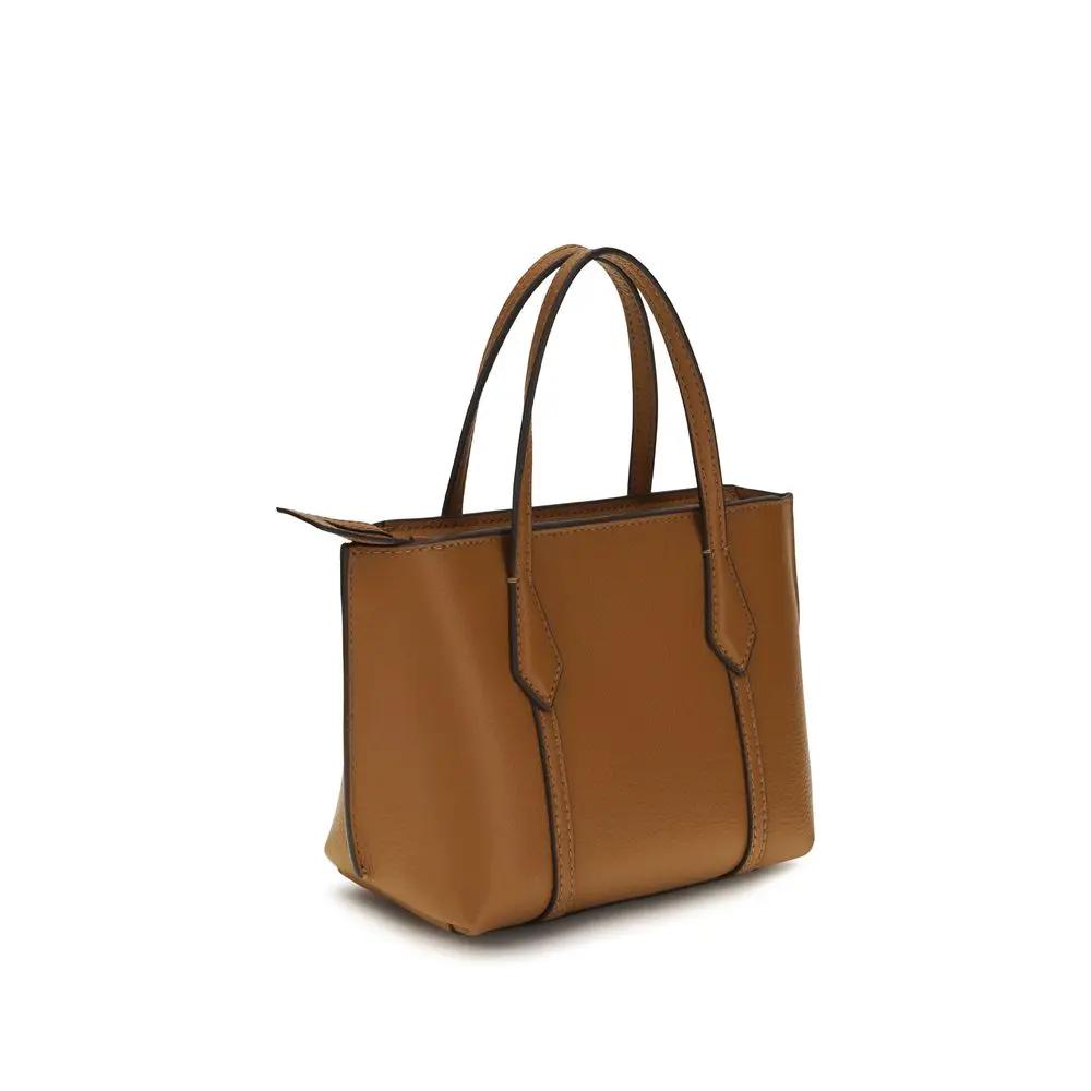 Sac à bandoulière Tory Burch en cuir de veau marron Bos Taurus