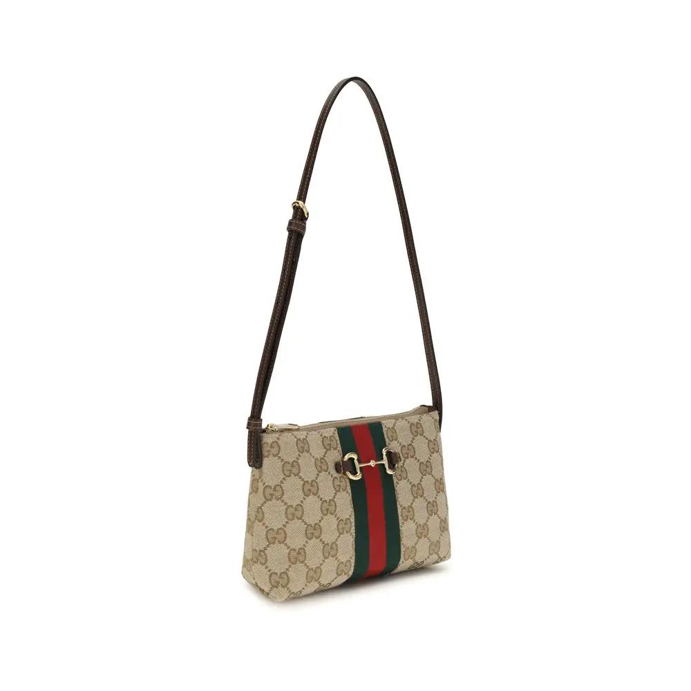 Sac à main Gucci en tissu beige