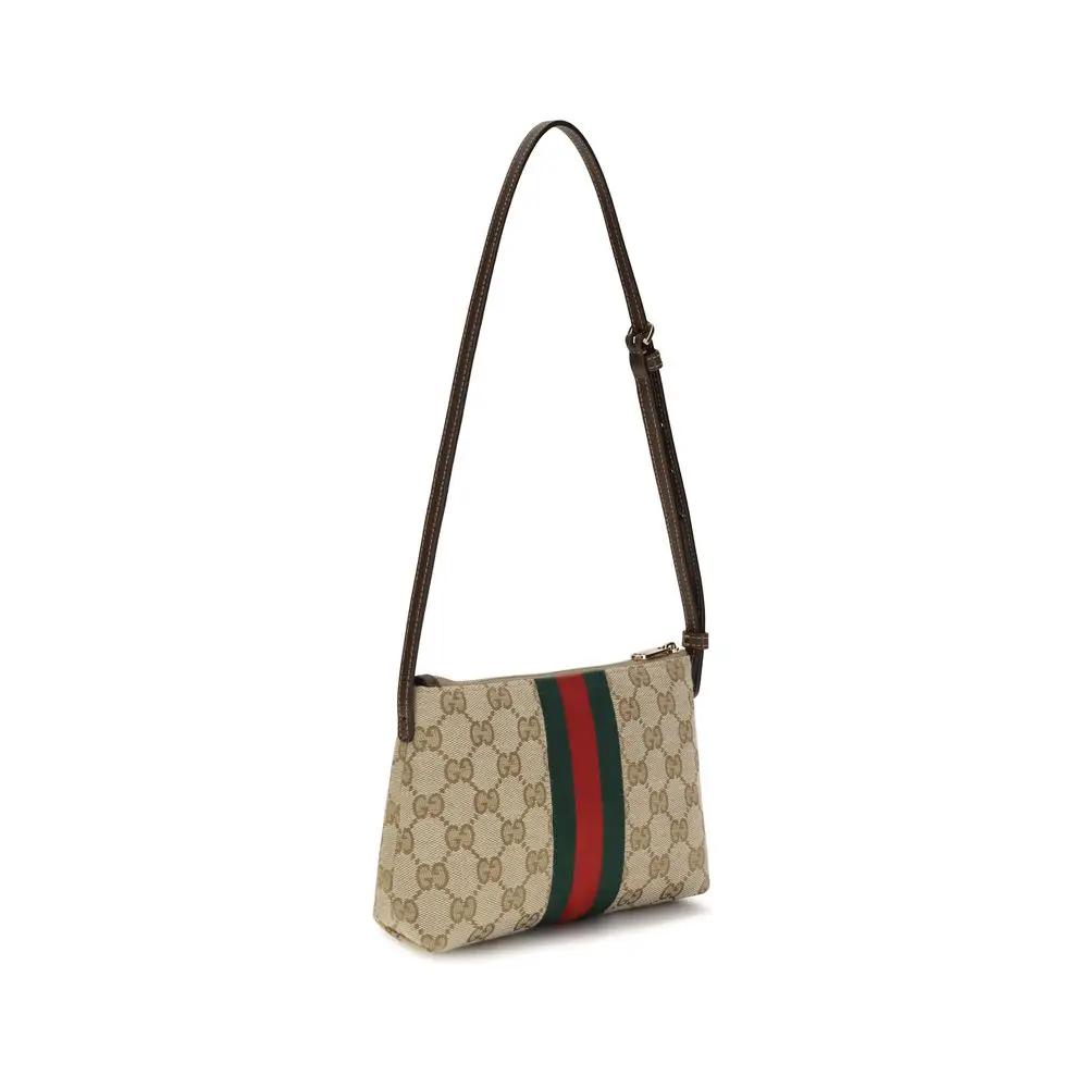 Sac à main Gucci en tissu beige