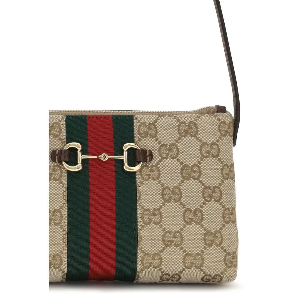 Sac à main Gucci en tissu beige