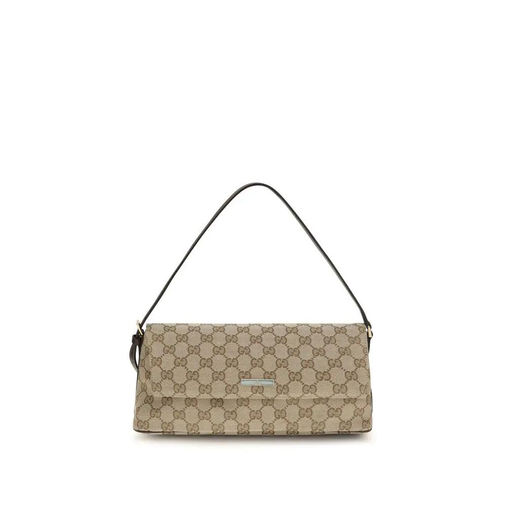 Sac à main Gucci en tissu marron