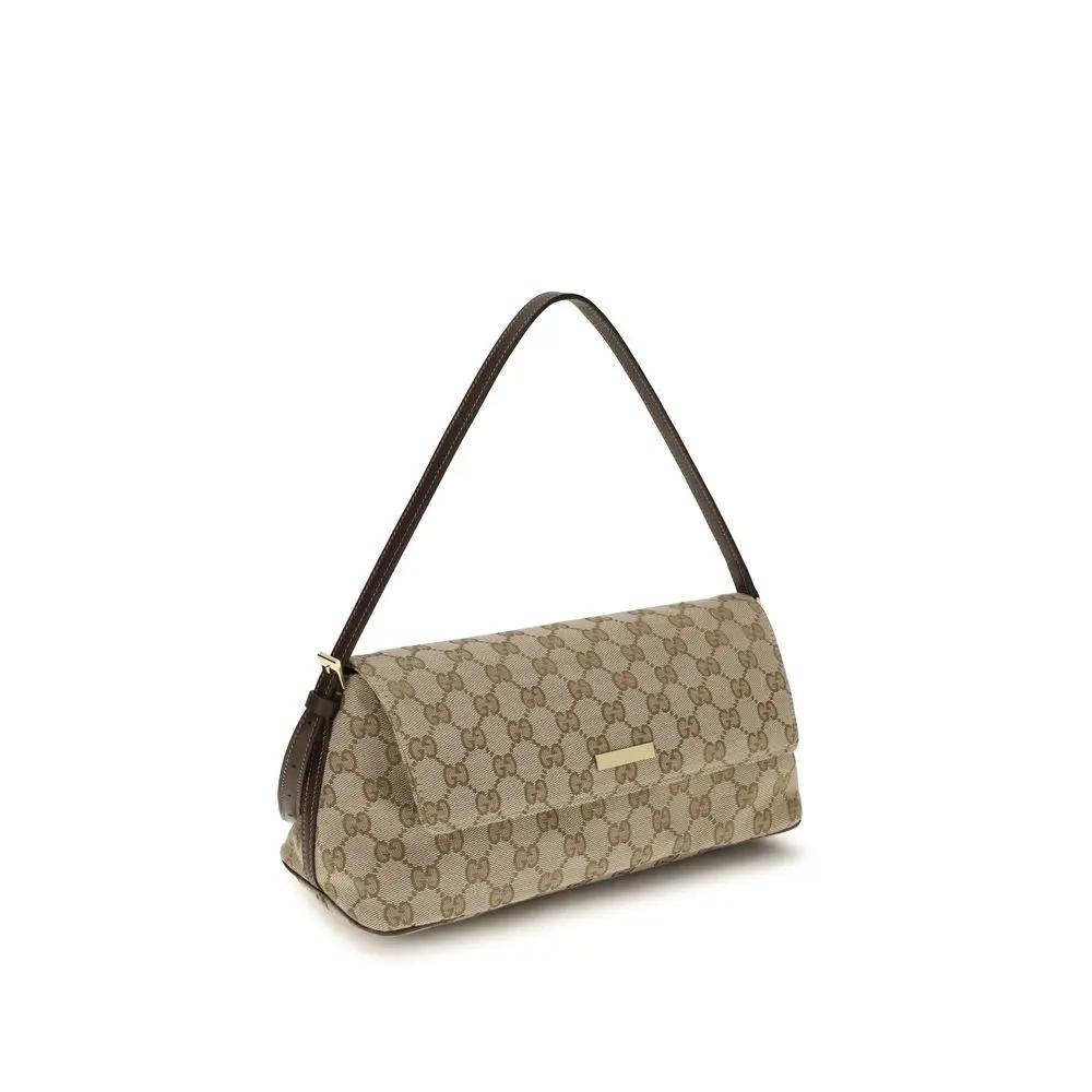 Sac à main Gucci en tissu marron