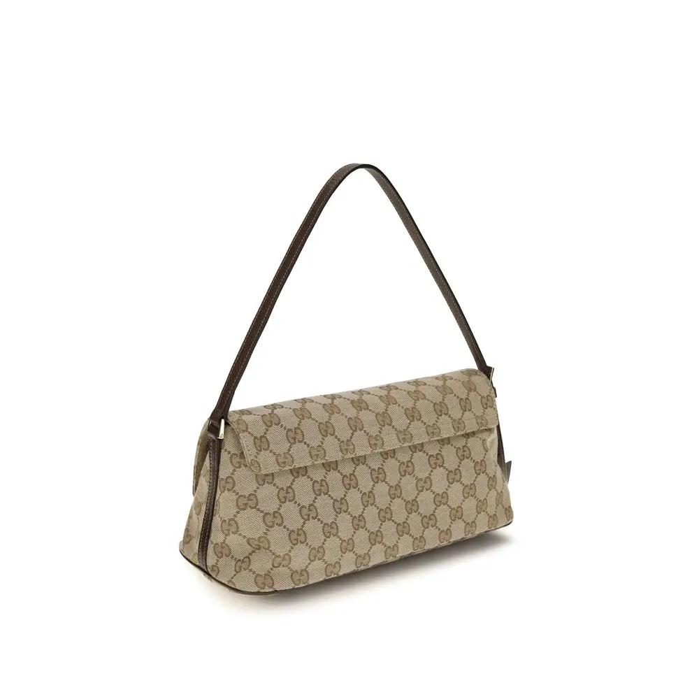 Sac à main Gucci en tissu marron