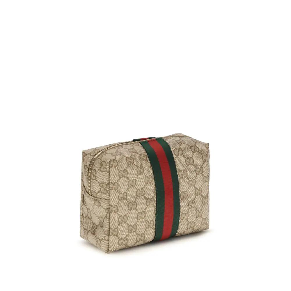 Portefeuille Gucci en toile beige