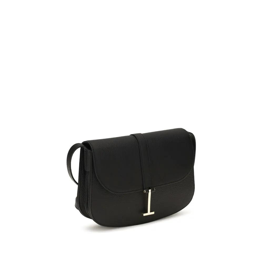 Sac bandoulière Tom Ford Bos Taurus en cuir de veau noir