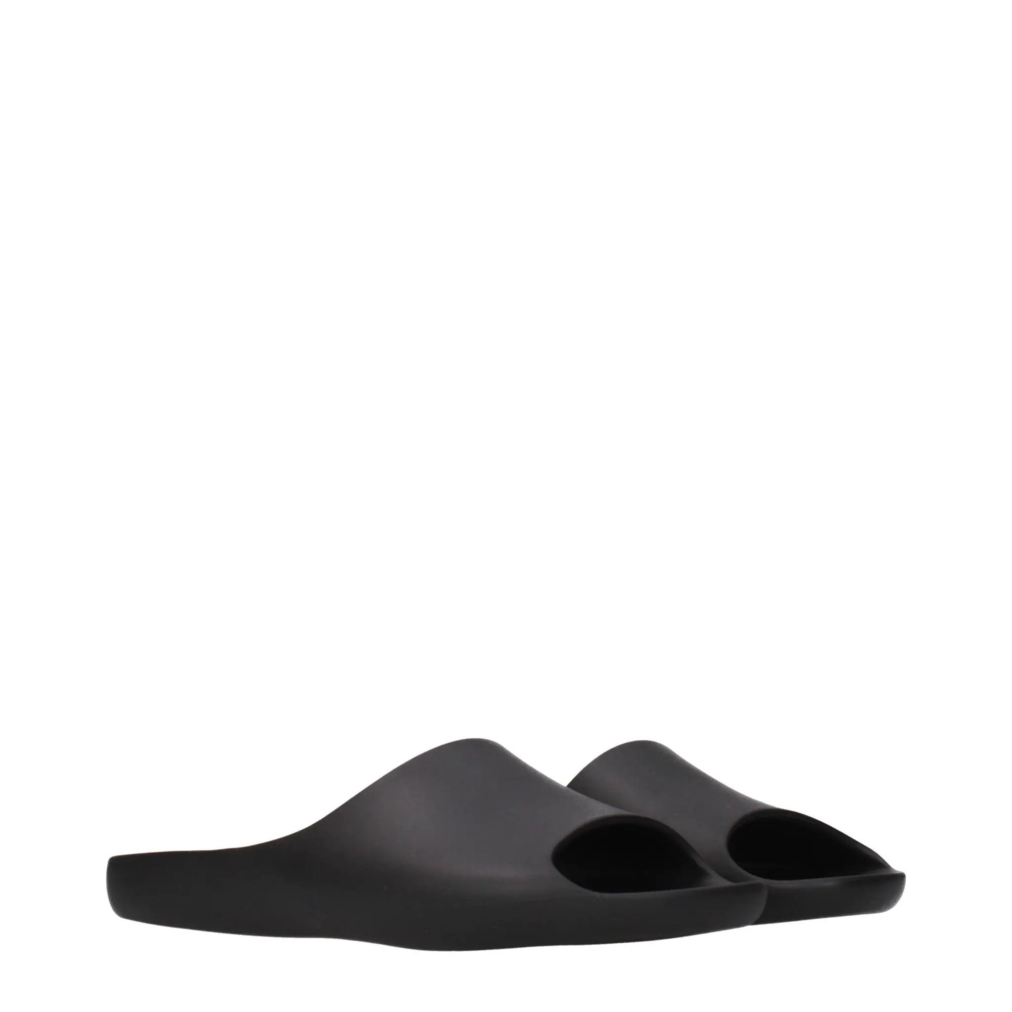 Les chaussons The Row en coton noir