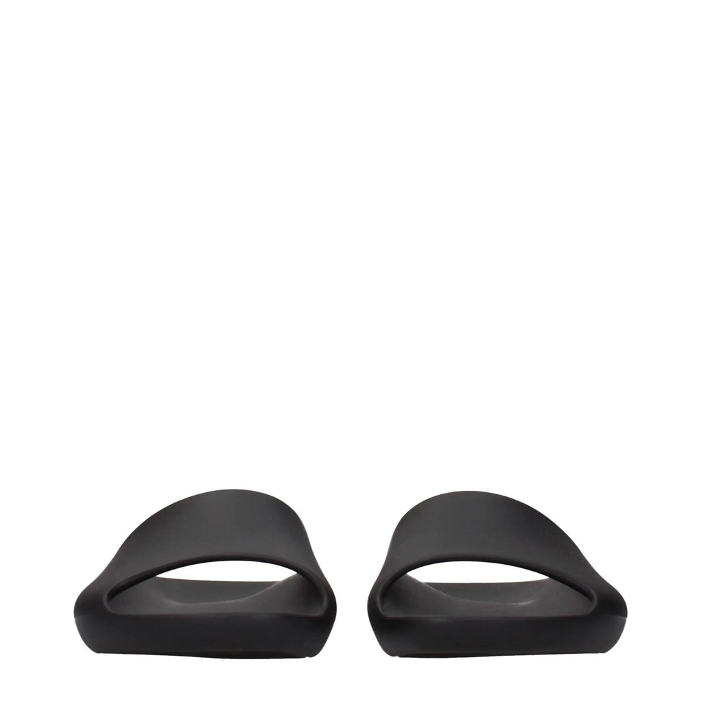 Les chaussons The Row en coton noir