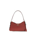 Prada Brown Calf Leather Bos Taurus Shoulder Bag