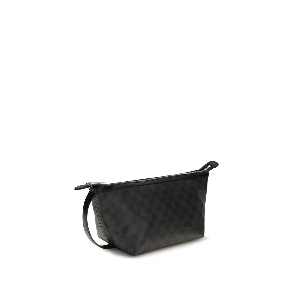 Pochette Gucci en tissu noir