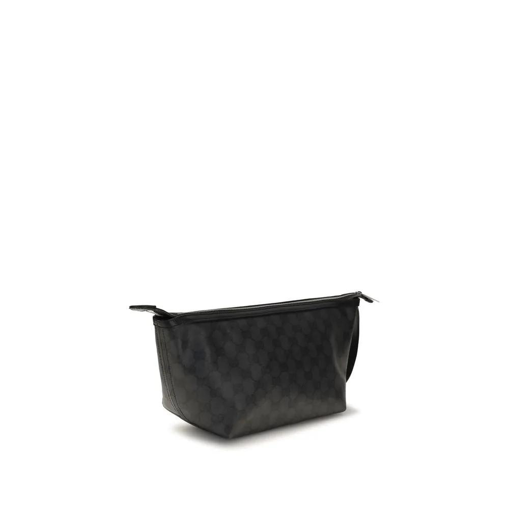 Pochette Gucci en tissu noir
