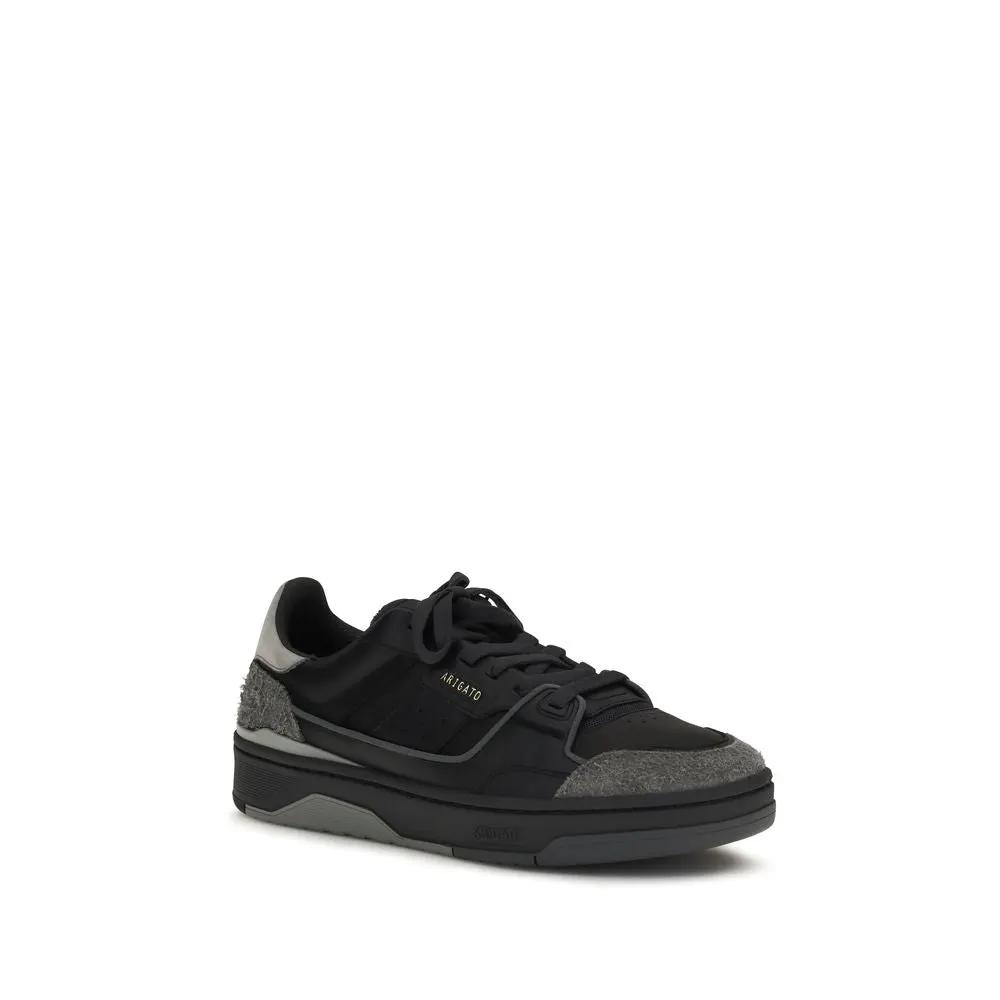 Axel Arigato Black Calf Leather Bos Taurus Low Top Sneakers