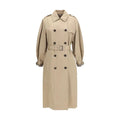 Brunello Cucinelli Manteau en coton beige