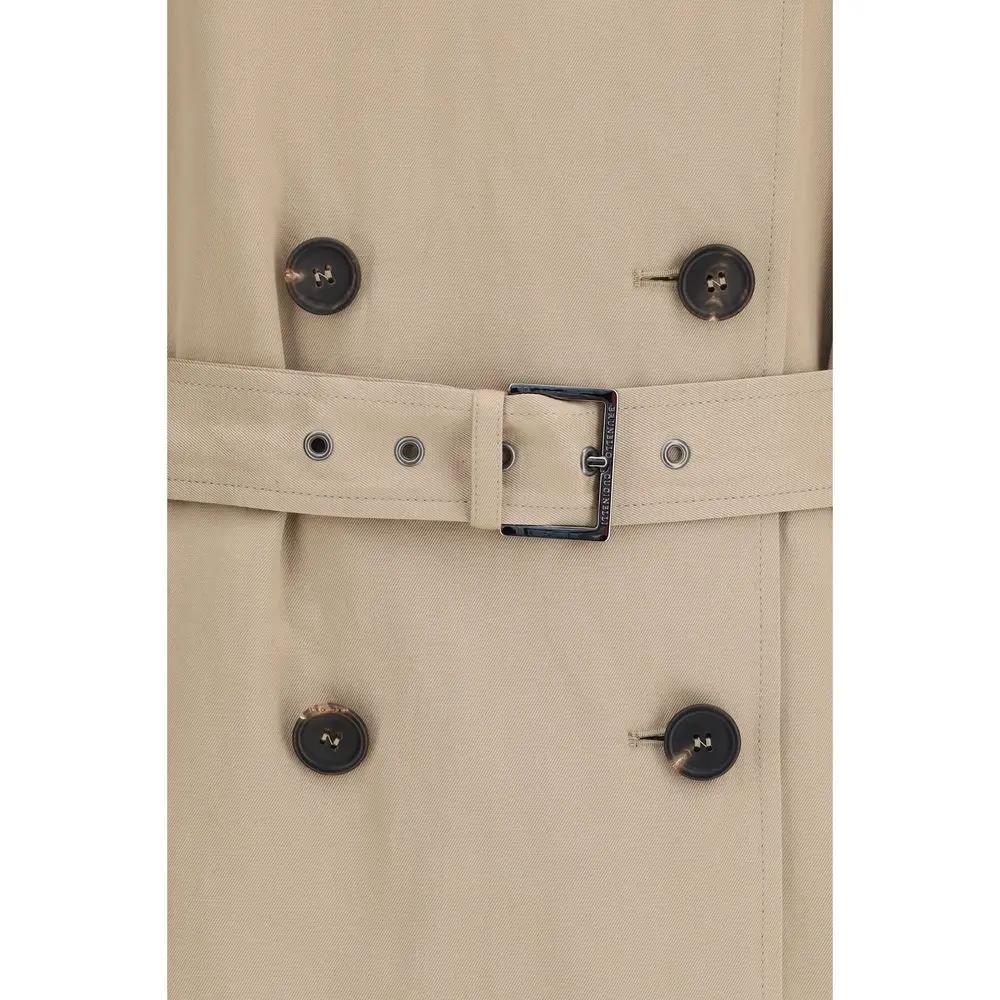 Brunello Cucinelli Manteau en coton beige