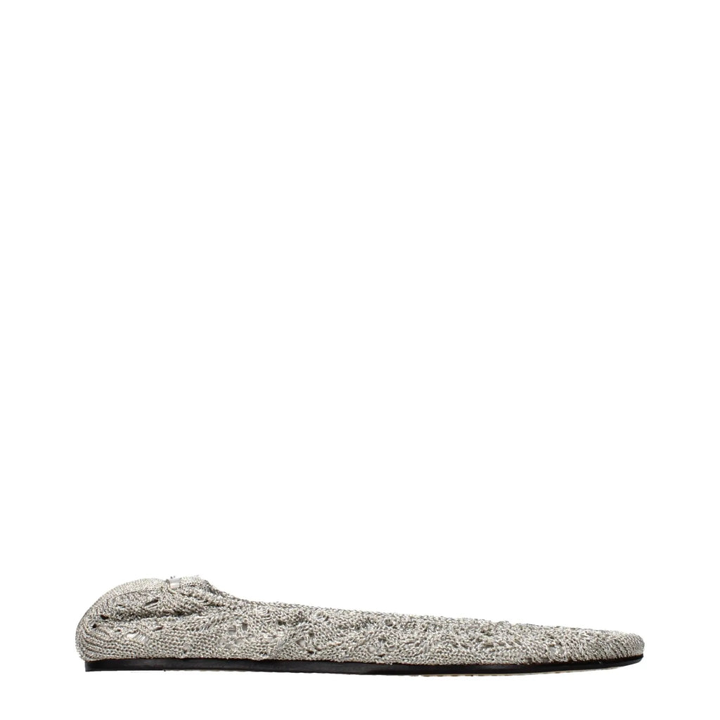 Isabel Marant Gray Fabric Ballet Flats