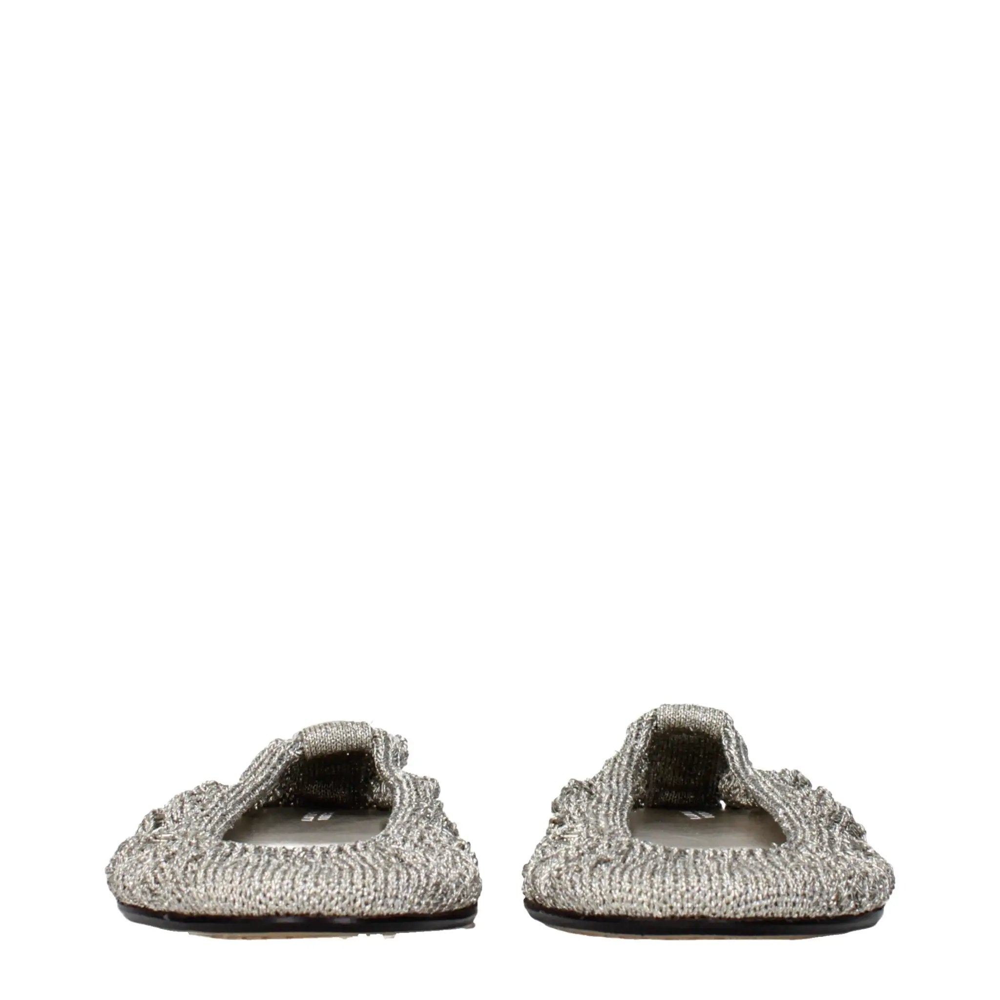 Isabel Marant Gray Fabric Ballet Flats