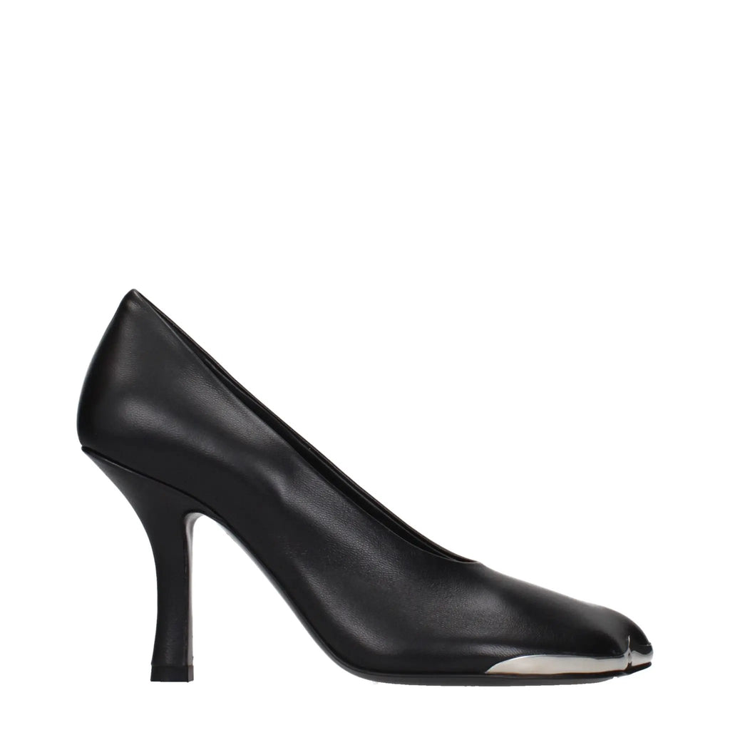 Escarpins Burberry en cuir noir à talons hauts