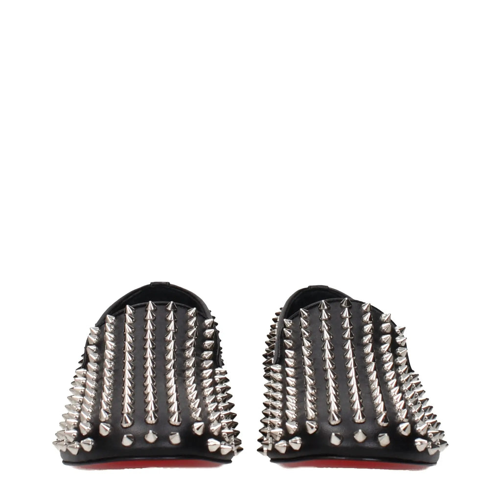 Mocassins Christian Louboutin en cuir noir