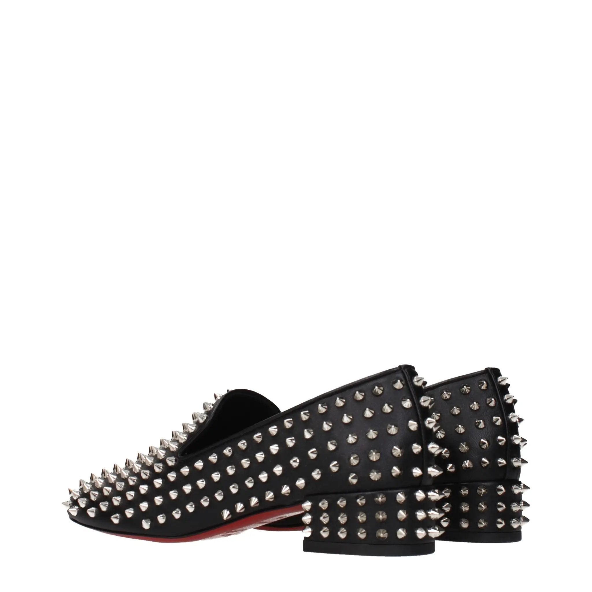 Mocassins Christian Louboutin en cuir noir