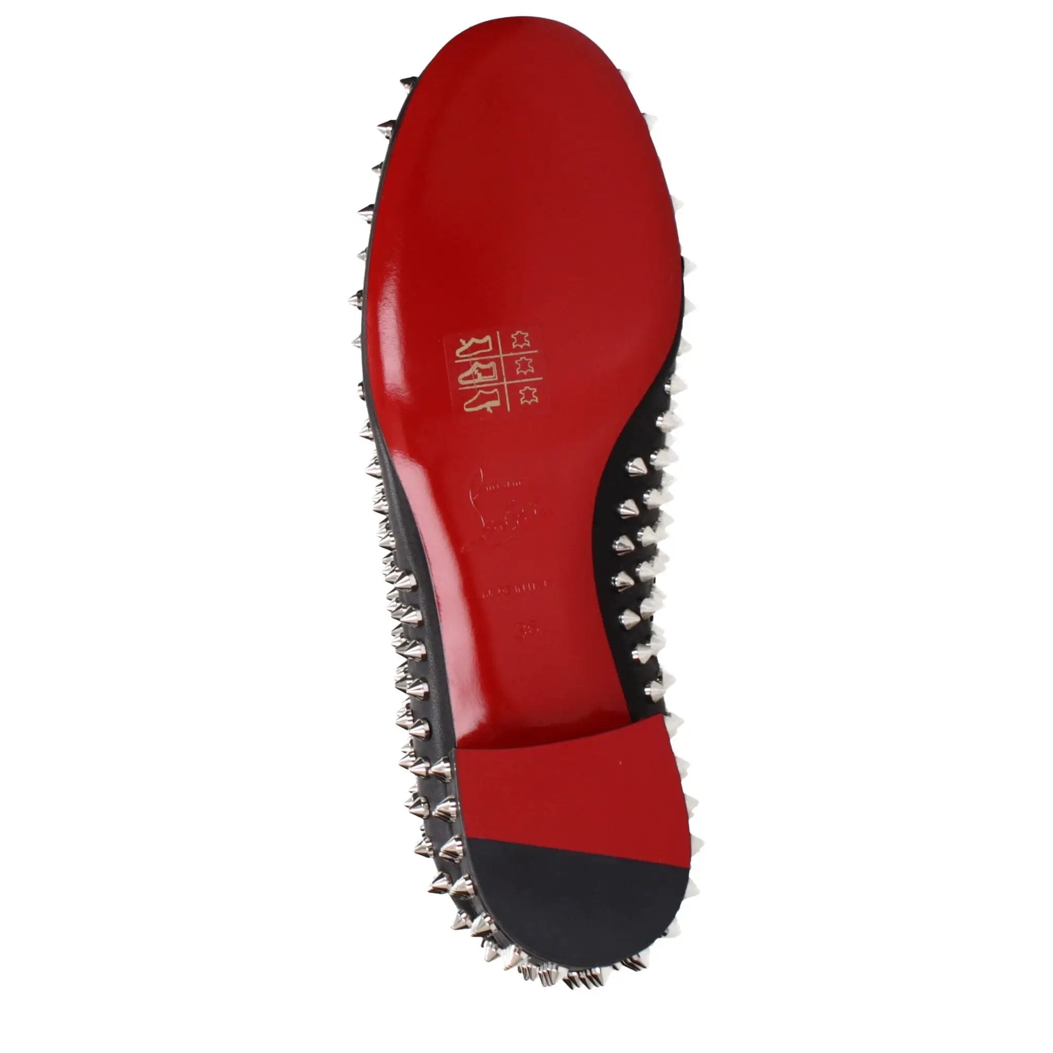 Mocassins Christian Louboutin en cuir noir