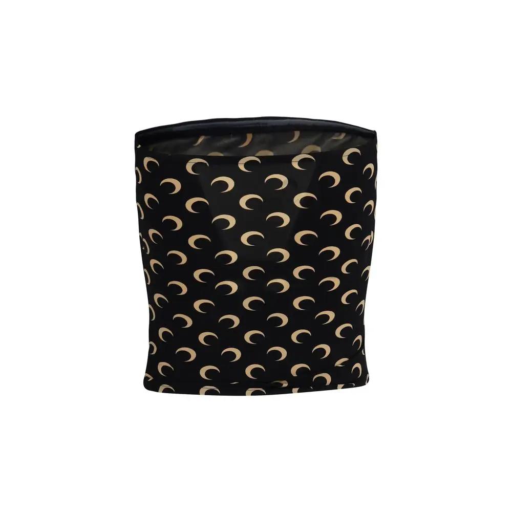 Marine Serre Black Polyamide Sleeveles T-Shirt