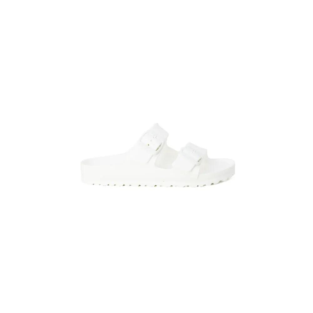 Sandales plates Birkenstock en plastique blanc