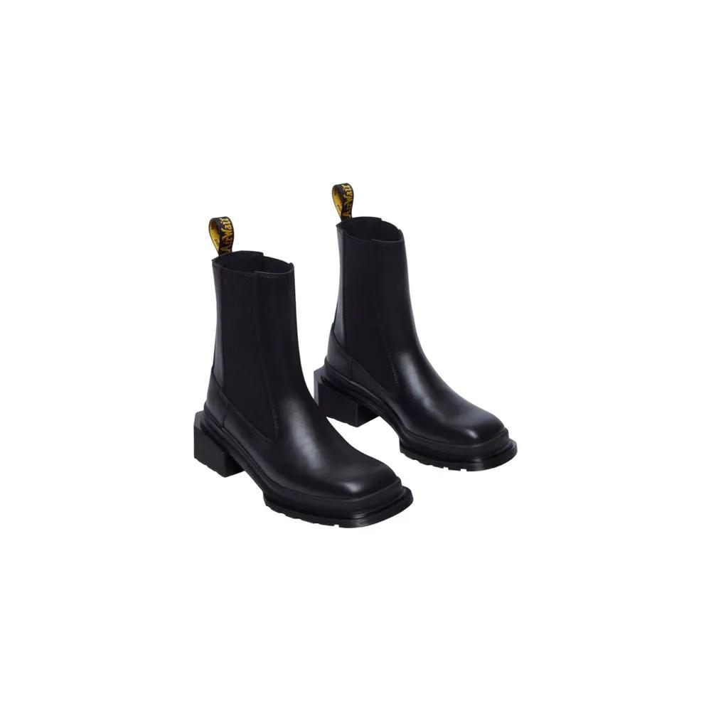 Dr. Martens Black Leather Ankle Boots