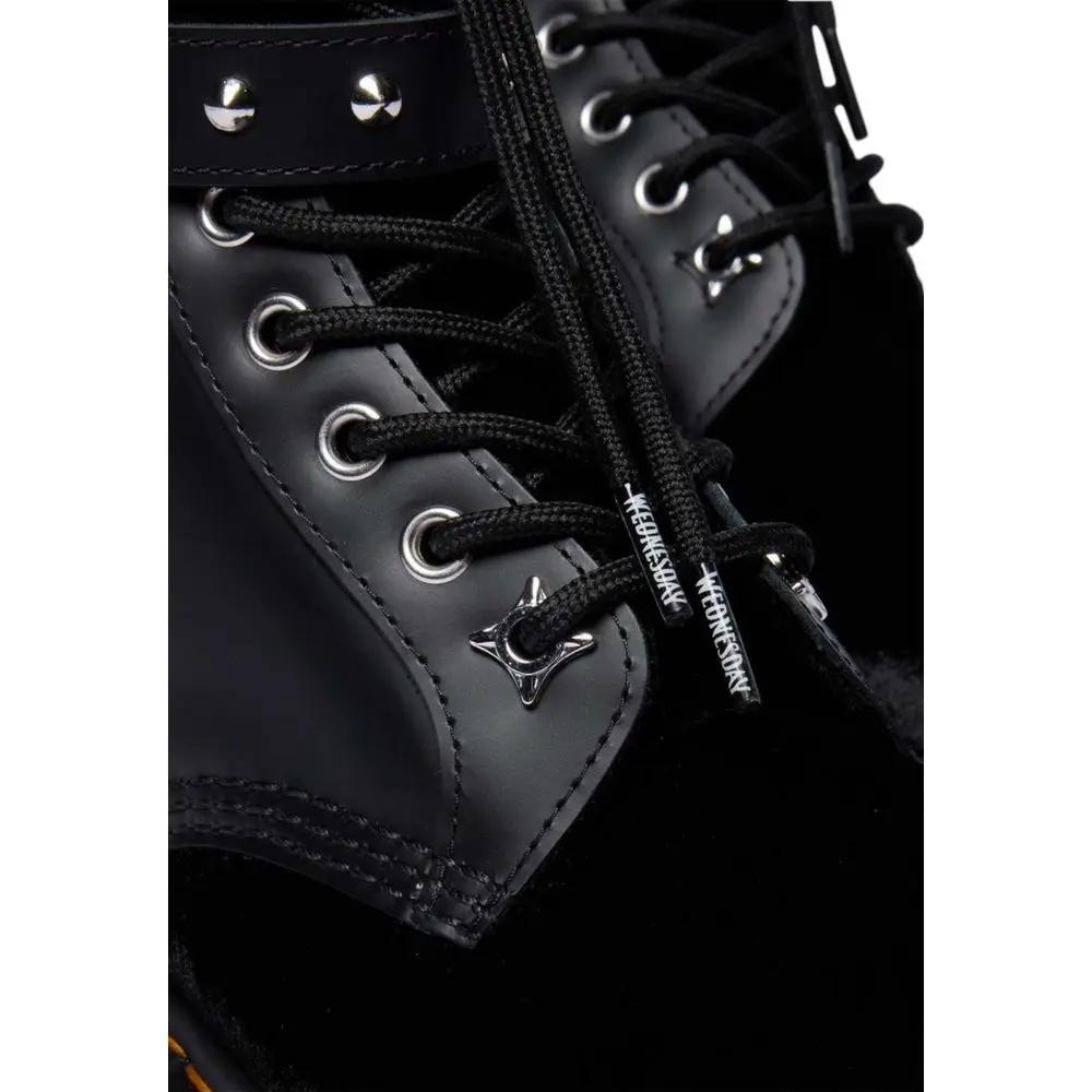 Dr. Martens Black Leather Lace-Up Boots