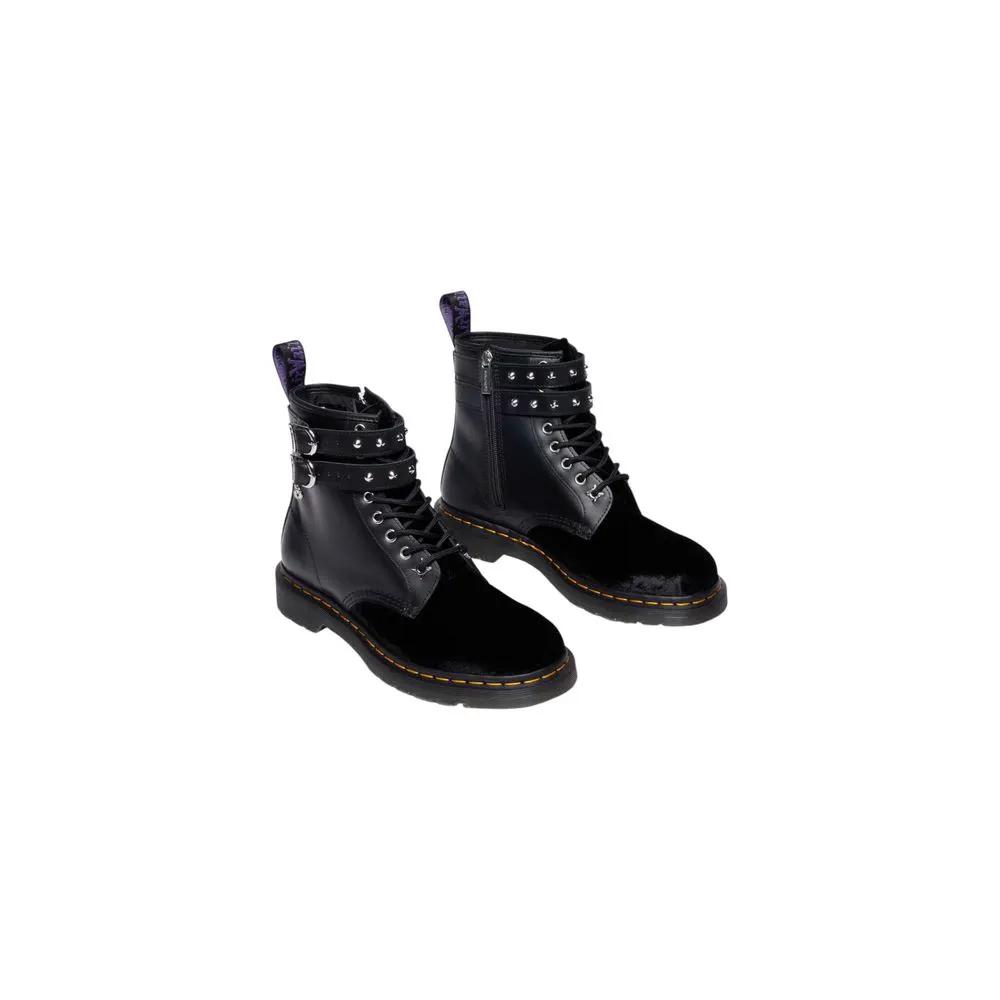 Dr. Martens Black Leather Lace-Up Boots