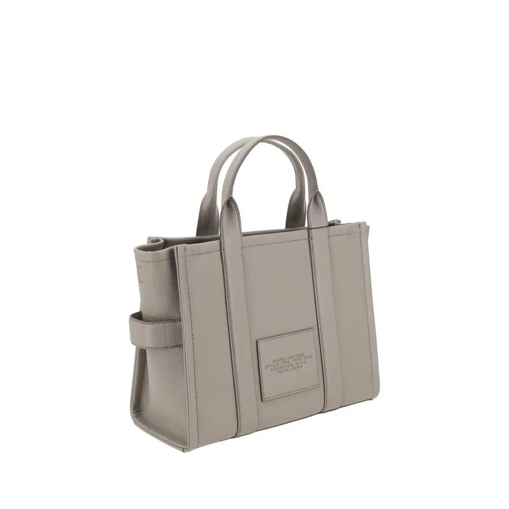 Sac à main Marc Jacobs Bos Taurus en cuir de veau gris