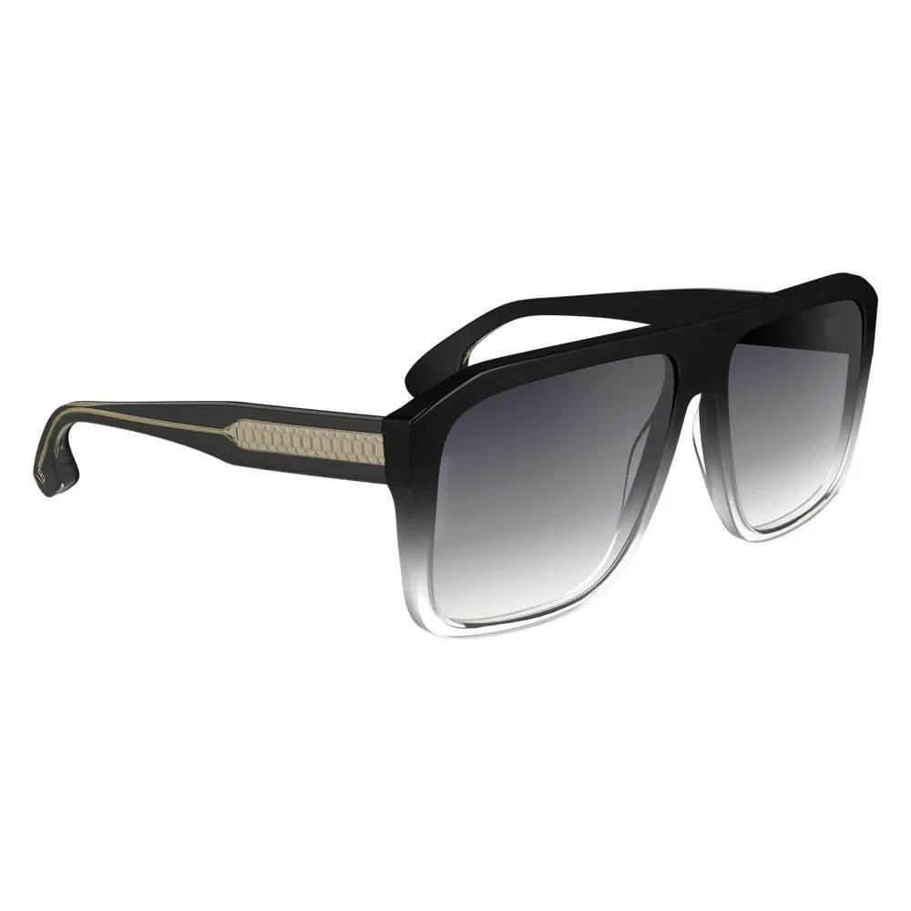 Lunettes de soleil en plastique noir Victoria Beckham