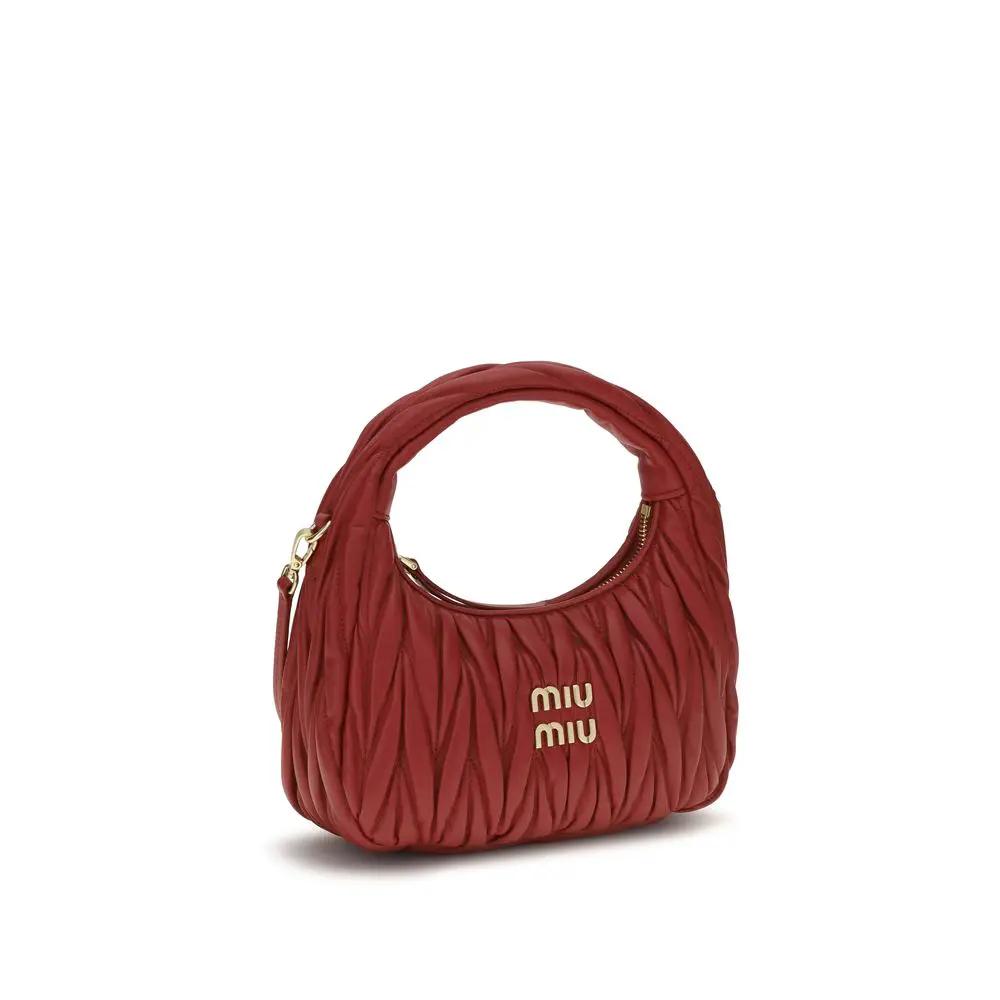 Sac bandoulière Miu Miu en cuir de veau multicolore Bos Taurus
