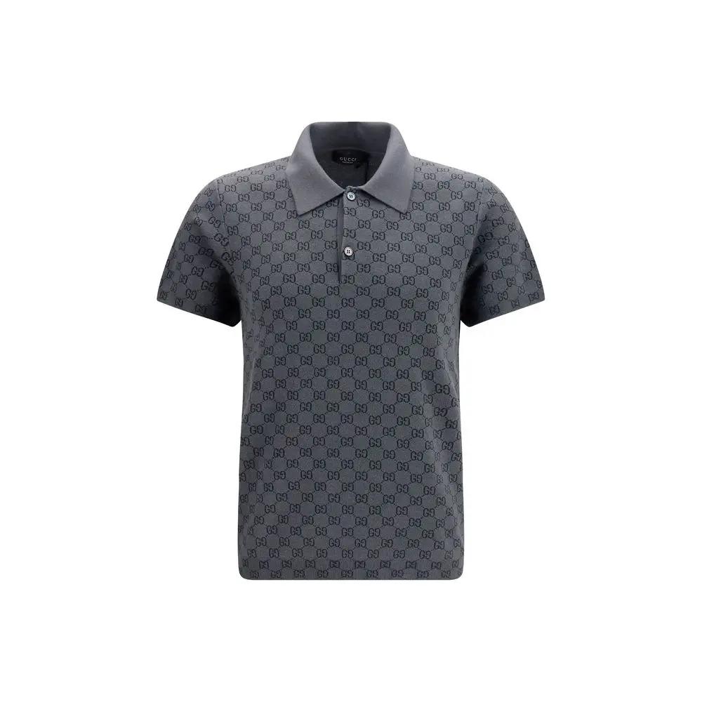 Polo Gucci gris en agneau Ovis Aries Aries