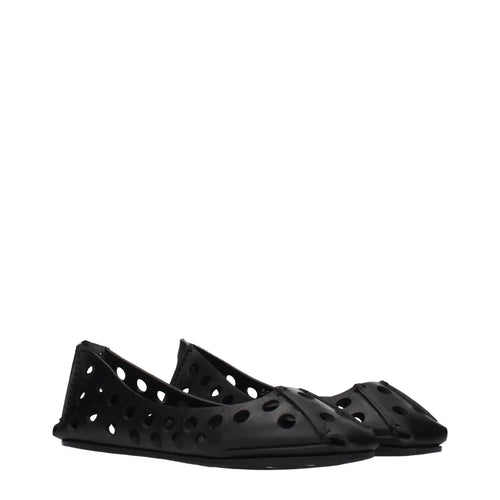 Ballerines Alaïa en cuir noir