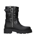 Bottines Christian Dior en cuir noir