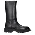 The Row Black Leather Boots