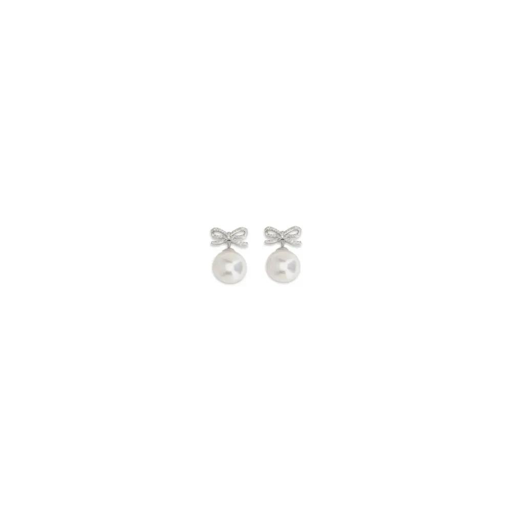Boucles d'oreilles Autoportrait en laiton argenté