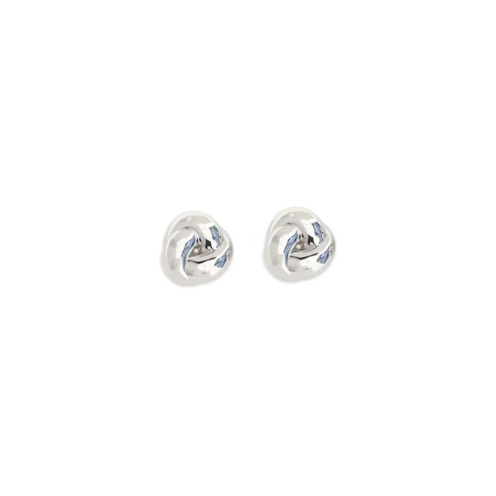 Boucles d'oreilles Autoportrait en laiton argenté