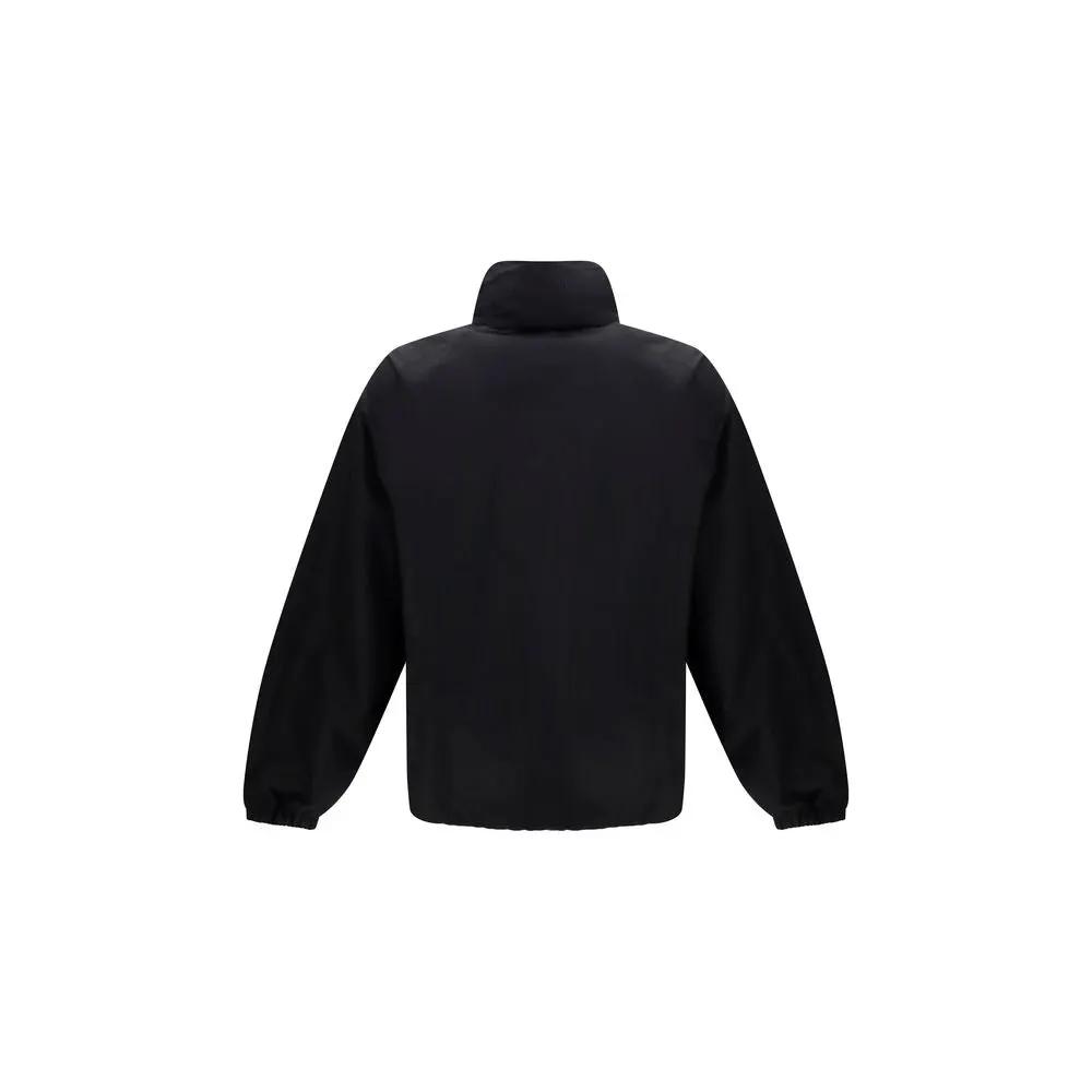Gucci Black Cotton Full-Length Jacket