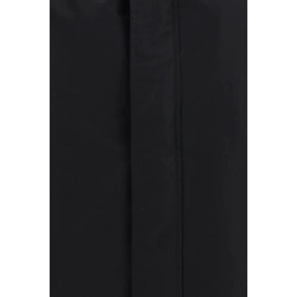 Gucci Black Cotton Full-Length Jacket