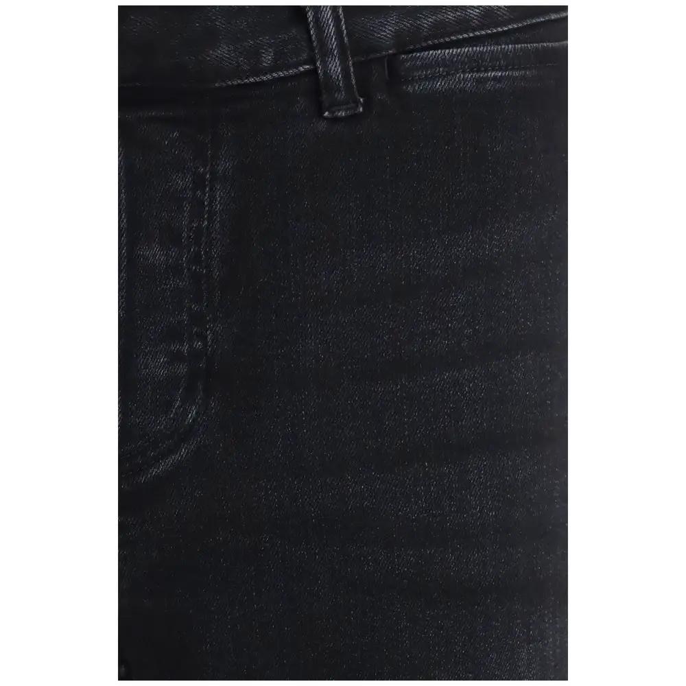 Gucci Black Cotton Flared Jeans