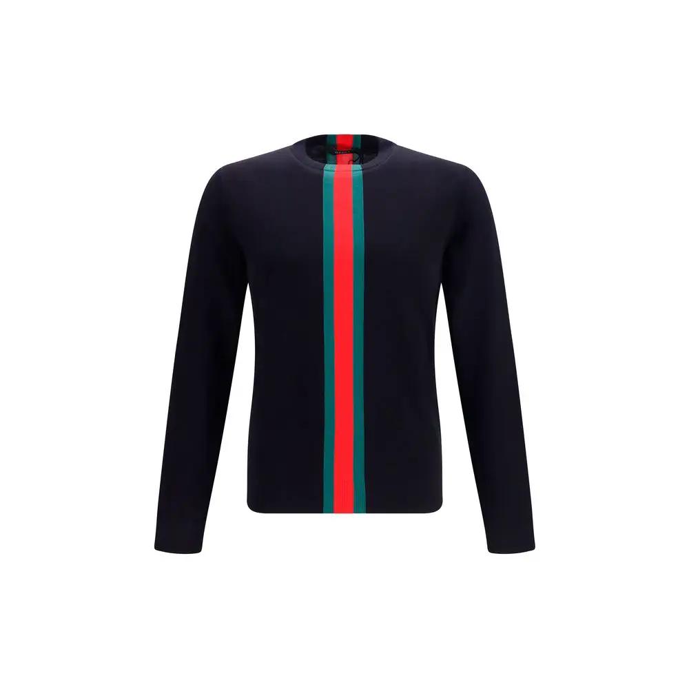 Gucci Blue Cotton Sweatshirt
