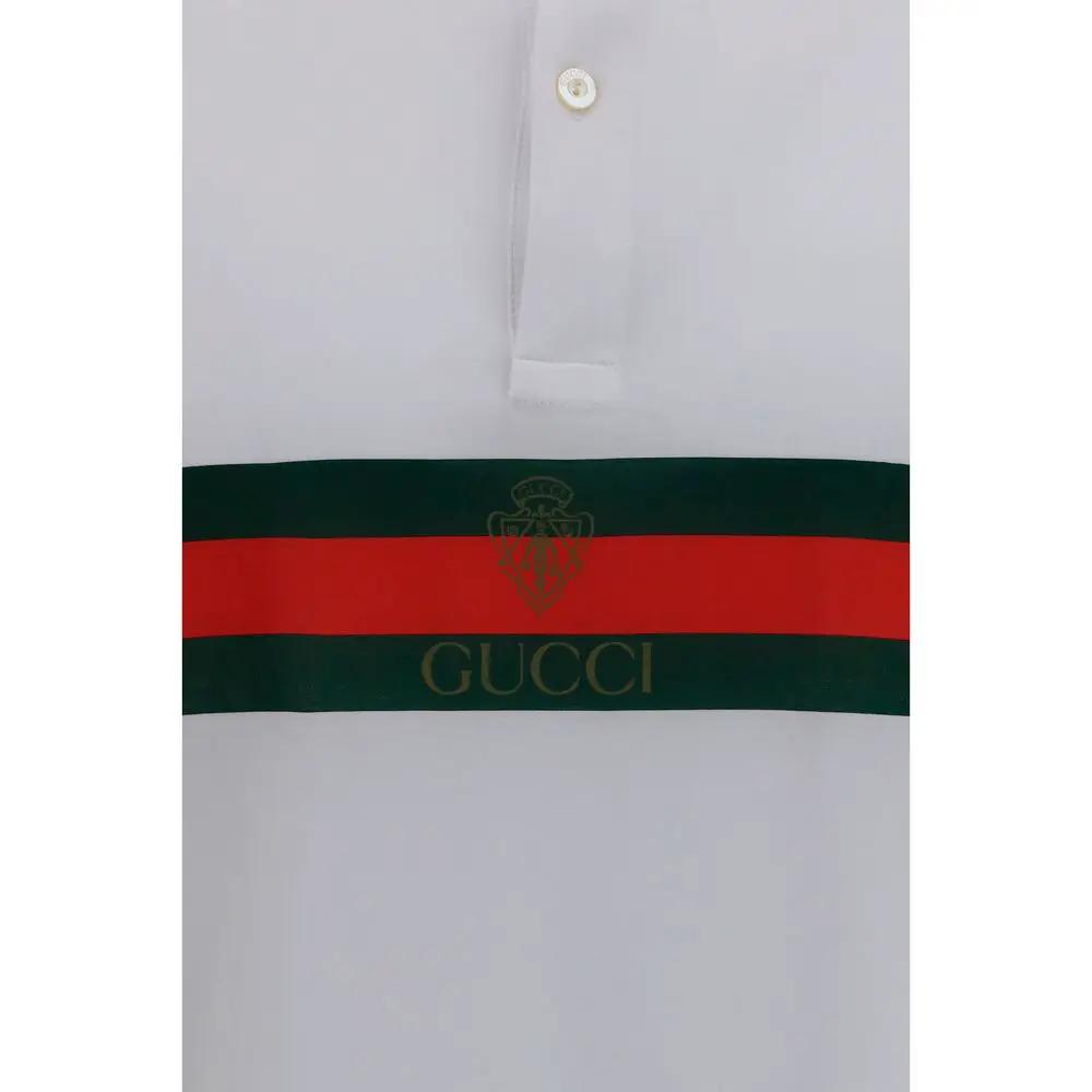 Polo Gucci en coton blanc