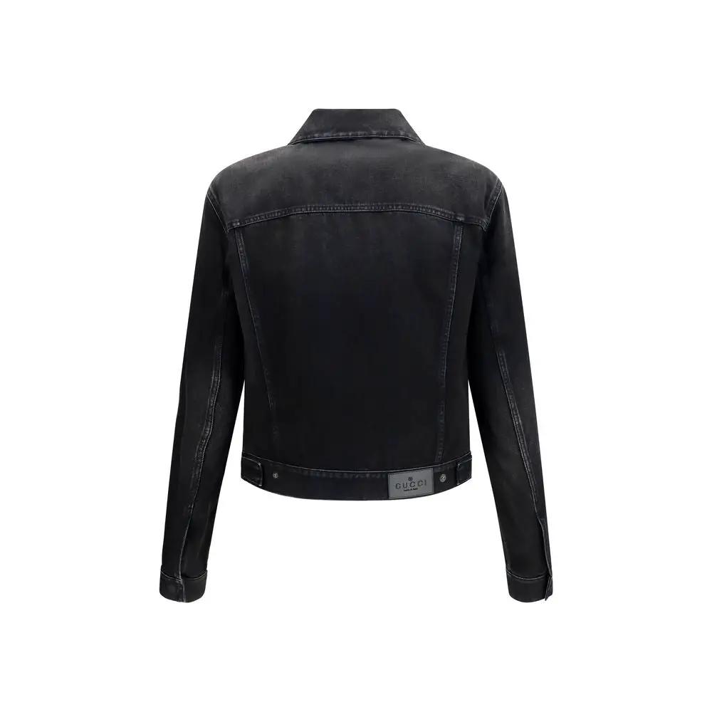 Gucci Blue Cotton Denim Jacket