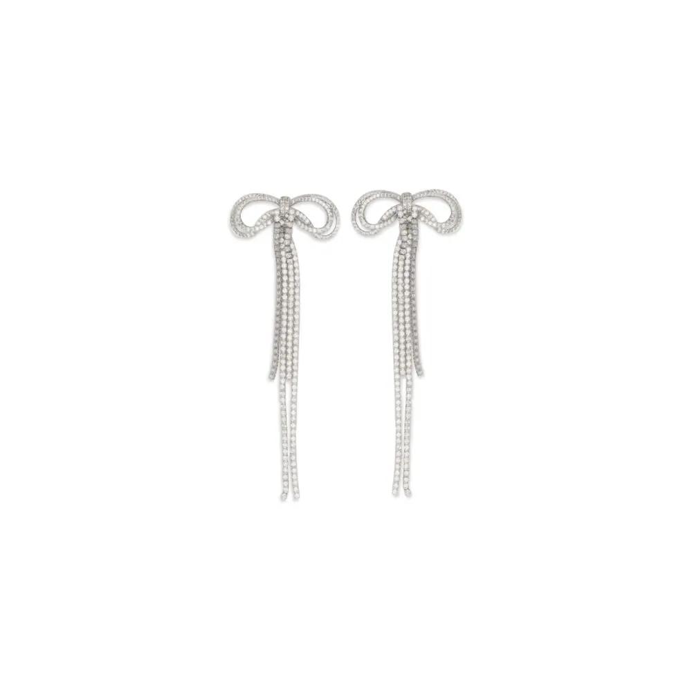 Boucles d'oreilles Autoportrait en laiton argenté
