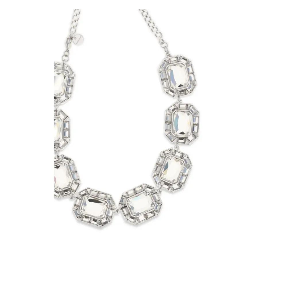 Self-Portrait Silver Brass Necklace