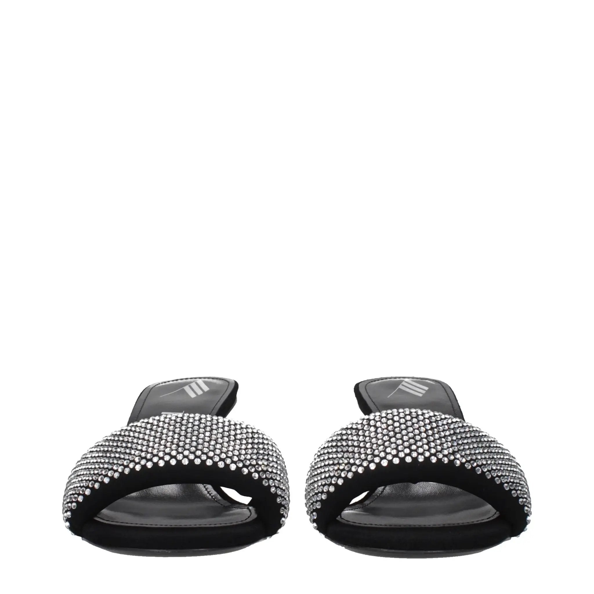 Prada Black Fabric Stiletto Heel Sandals