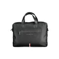 Serviette Tommy Hilfiger noire en polyuréthane pour homme
