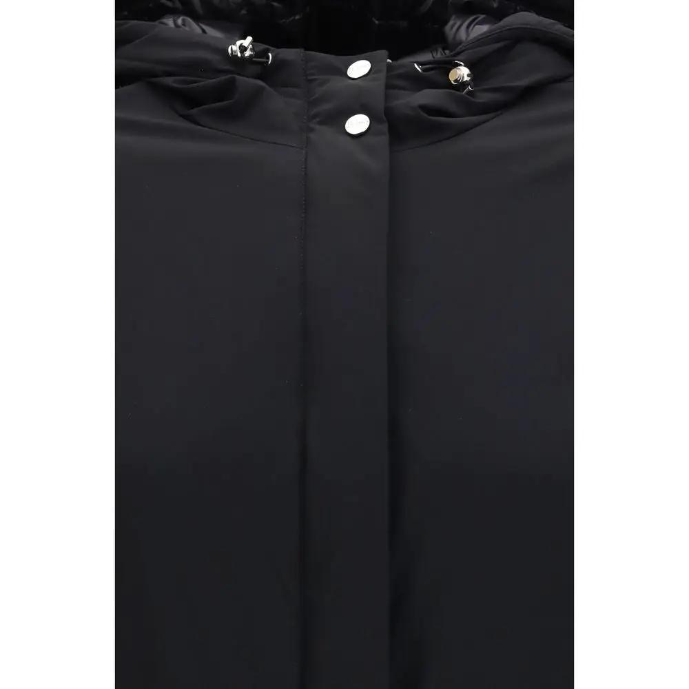 Herno Black Polyamide Shell Jacket